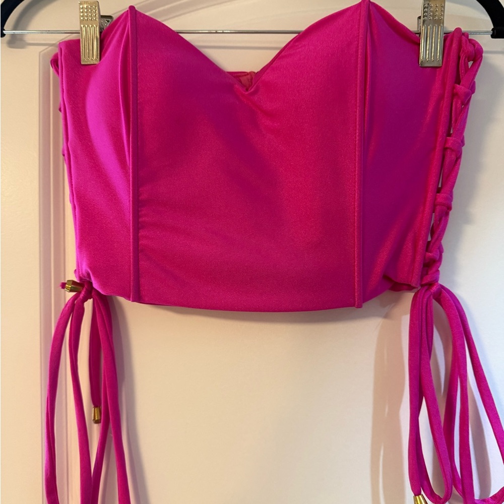 Pink Crop Top